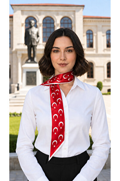 tarzınısec Choose Your Style Ayyıldız Tie Ribbon / Scarf / Foulard 105X9 cm