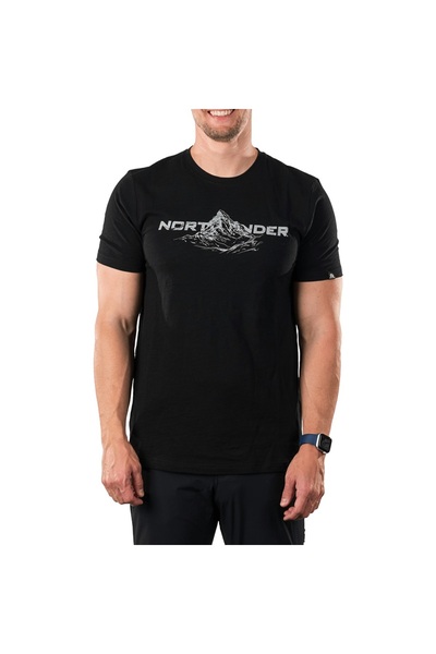 NORTHFINDER Tricou confortabil pentru drumeții bărbați - FID, Gri