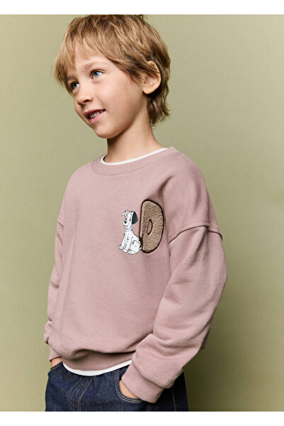 MANGO Baby 101 Dalmaçyalı pamuklu sweatshirt