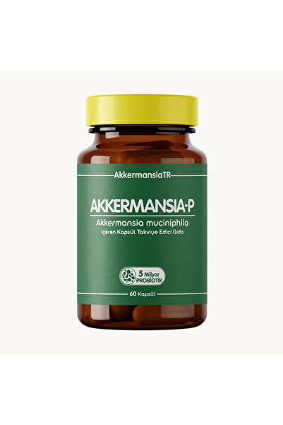 Akkermansiam-P -P Akkermansia Muciniphila Içeren Takviye Edici Gıda 60 Kapsül