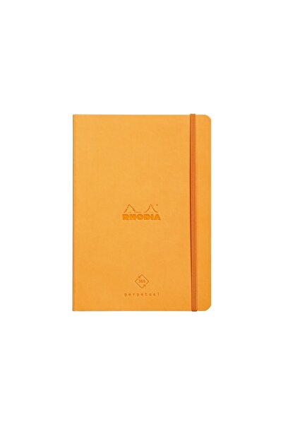 Rhodia Αχρονολόγητη ημερήσια διάταξη A5, Perpetual Orange