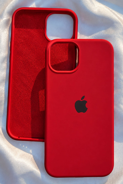 Revasser iPhone 13-14 için Kılıf Lansman Logolu İçi Yumuşak Kadife 13 kılıfı ...