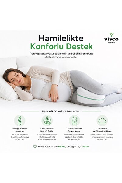 Visco Planet Visco Pillow Orthopedic Leg Pillow Supported Orthopedic Visco Pillow