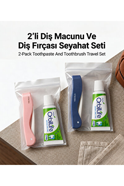 Stone Ready Kit 2'li Diş Macunu ve Diş Fırçası Seyahat Seti