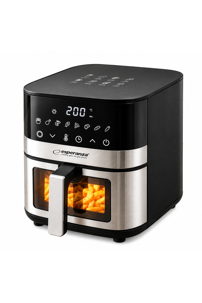 ESPERANZA Friteuză cu aer cald PESCE ALLA GRIGLIA, 1400W, capacitate 5 L, 8 p...