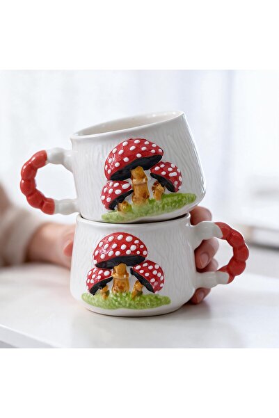 sharp&art Relief Pattern 15 Different Models 2-Piece Mug, Hand-Crafted, 2D 36...