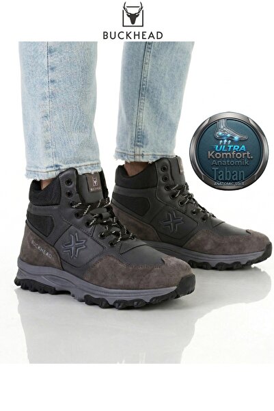 BUCKHEAD Men's Lace-Up Comfortable Casual Sole Boots Shoes Buck4280 Boromir H...