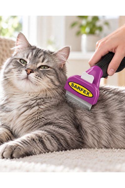 SARFEX Kısa Tüylü Kediler içinShort Hair L Kedi Köpek Tüy Bakım