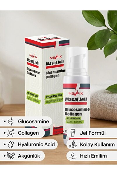 Nevfix Glukozamin Kolajen Akgünlük Hyaluronic Acid Jel 100 ml