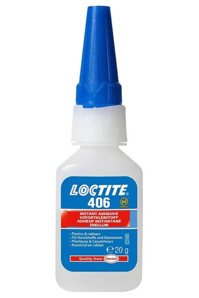 LOCTİTE 406 Hızlı Yapıştırıcı 20 gr Düşük Viskozite Özelliği ile Plastik ve K...