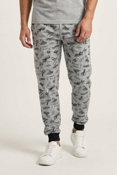 wingetstar Gray Written Sweatpants