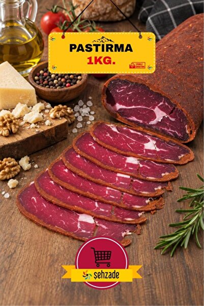 ŞEHZADE Kayseri Seçme Pastırma Doğal 1 Kg