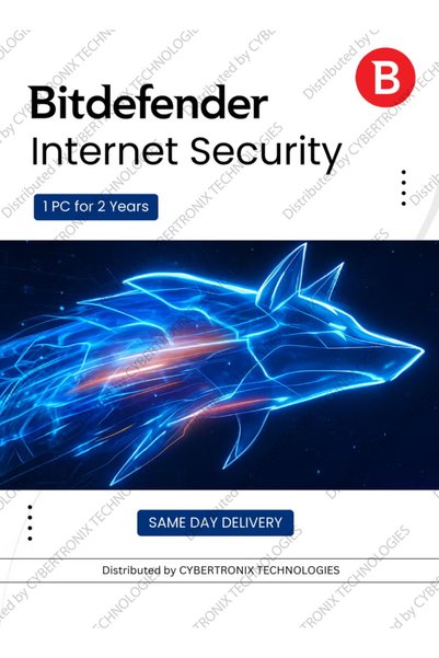 BITDEFENDER Internet Security | 1 PC for 2 Years | Digital License | SAME DAY...
