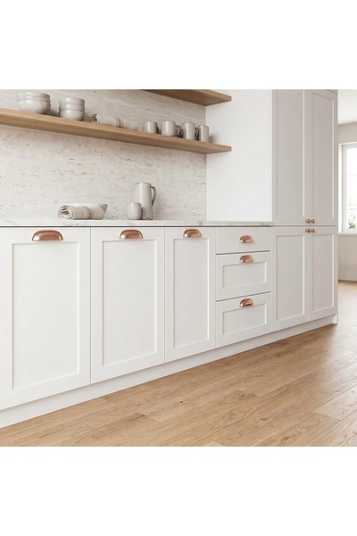 Yc Dekor Mâner Midye Aur Mat 96 Mm Mobilier Bucătărie Country de Lux Mâner Se...