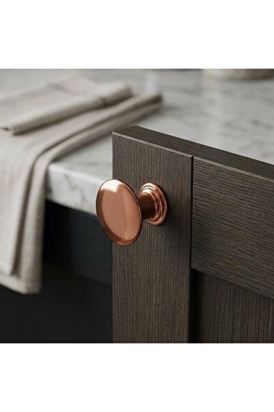 Yc Dekor Mâner tip buton Midye Rose, mobilier de bucătărie de lux, mâner pent...