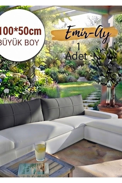 Emir-Ay@hometeks Kapitone Çizgili Kırlent Kılıfı , Yastık Kılıfı,Büyük Boy Ko...