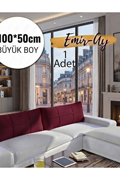 Kapitone Çizgili Kırlent Kılıfı , Yastık Kılıfı,Büyük Boy Koltuk Sırt Minderi ( leke tutmayan silinebilir kadife )