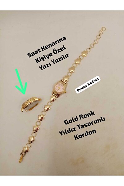 Brality SAAT KENARINA KİŞİYE ÖZEL YAZI YAZILIR , Ricardo Yıldız Tasarımlı Kad...