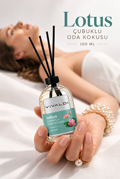 Vivaldi Home Lotus Çiçeği Çubuklu Oda Kokusu Esansiyel Uçucu Yağ 100ml