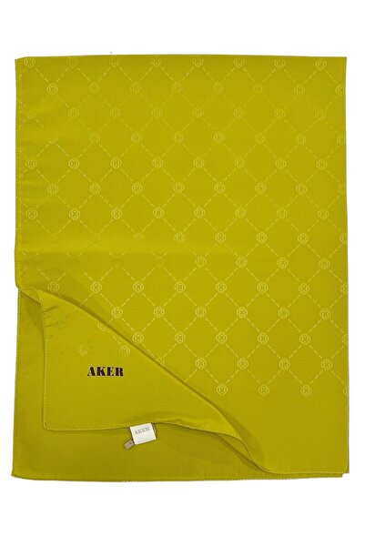 Aker Pistachio 952 Model Monogram Shawl