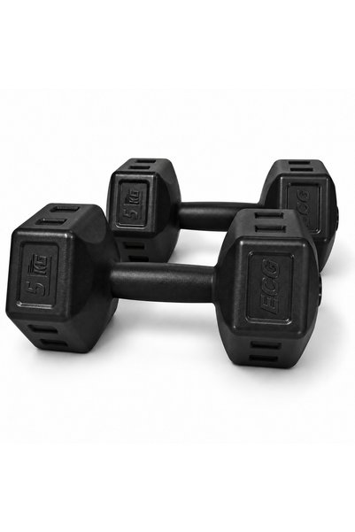 ECG 5 Kg Dambıl Seti (2 ADET – TOPLAM 10 KG) |ürün Garantili | Yerli Üretim