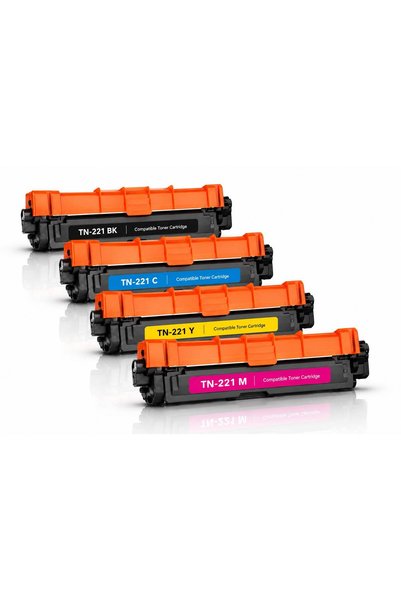 Gateway Gate Way TN-221 Value Pack High Yield Toner Cartridge is Compatible w...