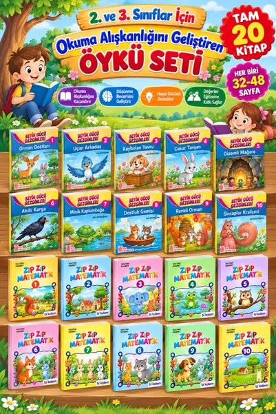 GÖNÜL YAYINCILIK Set of 20 Stories That Make Teachers Recommend Reading Suita...