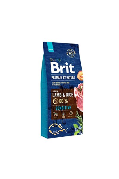Brit Premium Sensitive Kuzu Etli Yetişkin Köpek Maması 8 kg