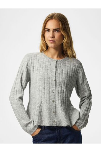 PIECES Pletený kardigan PCSILJE PEPLUM