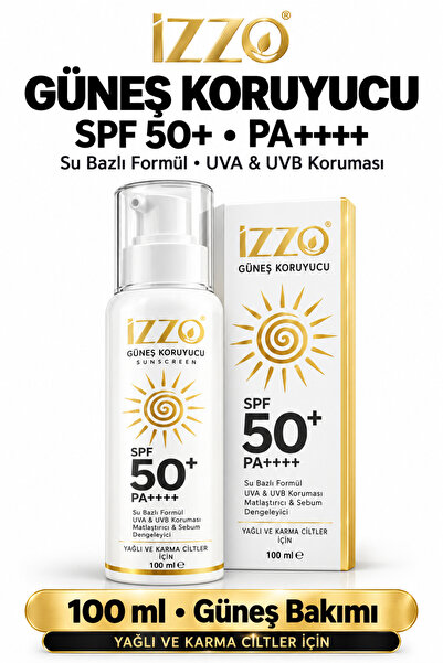 Güneş Kremi SPF 50+ PA++++ 100 ml | Yüksek UVA UVB Koruması | Hafif Yapı | Yağlı His ve Terleme Hissi Bırakmayan