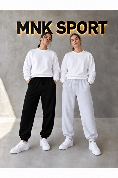MNKSPORT Mnk Sport Women's High-Waisted Jogger Sweatpants 2Pcs,,,,,,