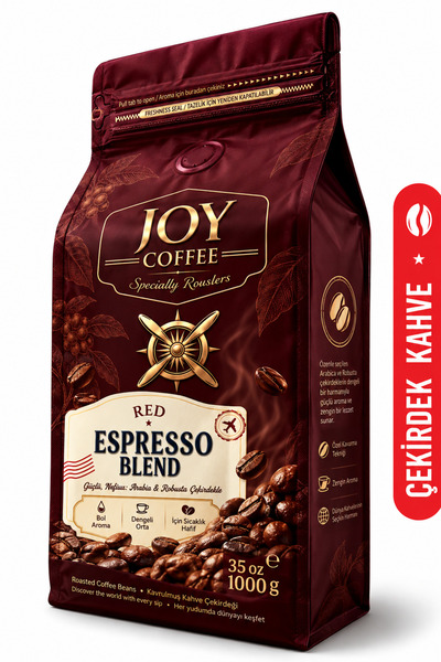 joycoffeee Joy Espresso Kahve | 1000 gr | Red Blend Kahve