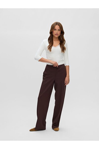 Vero Moda Anzughose VMMAGNOLIA Mittlere Taille Hose