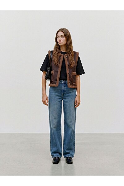 Vero Moda Teddyfell Weste VMLINA Weste