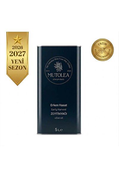 MUTOLEA 5LT Erken Hasat Zeytinyağı