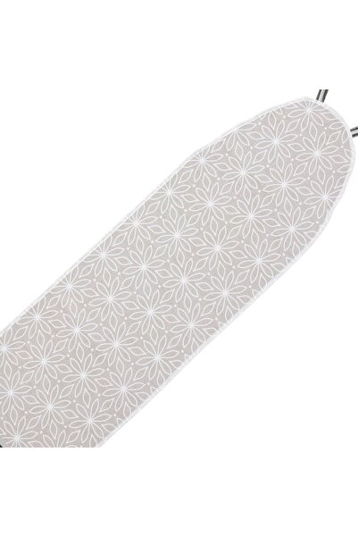 OEM Husa Masa de Calcat din Bumbac Bej cu Flori Albe 130x46cm - Huse Mese, Or...