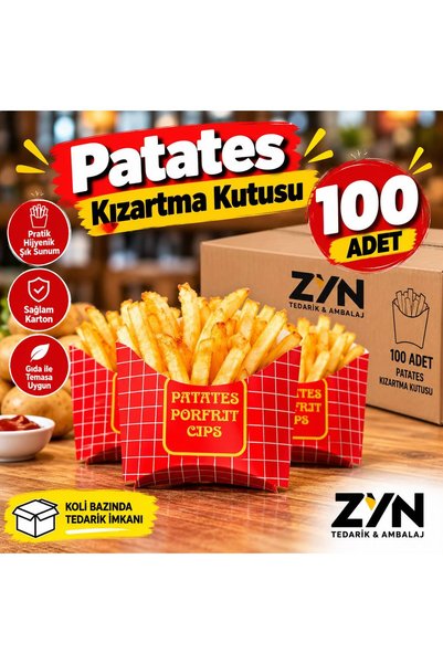 ZT ZYNTEDARİK PATATES KUTUSU MEC 100LÜ
