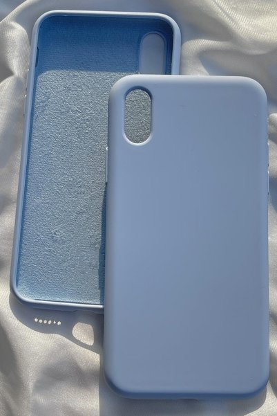 Revasser iPhone X için Kılıf Lansman Logolu İçi Yumuşak Kadife X kılıfı silik...