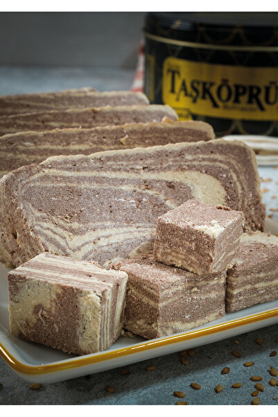 TARİHİ TAŞ KÖPRÜ HELVACISI 4750 Gr. Osmanlı Kürek Tepsi Kakao Helva