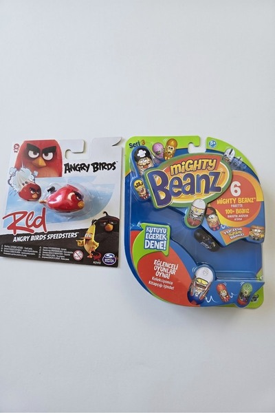 Genel Markalar Angry Birds Speedsters Red Tekerlekli Araba & Mighty Beanz Ser...
