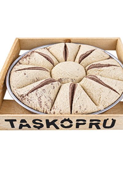 TARİHİ TAŞ KÖPRÜ HELVACISI 4750 Gr. Osmanlı Kürek Tepsi Kakao Helva