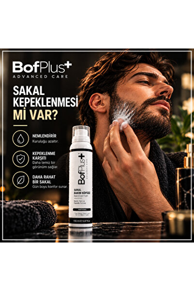 BOF PLUS BOFPLUS+ SAKAL KEPEKLENMESİNİ AZALTMAYA YARDIMCI VE NEMLENDİRİCİ BAK...