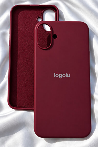 Revasser iPhone 17 için Kılıf Lansman Logolu İçi Yumuşak Kadife 17 kılıfı sil...