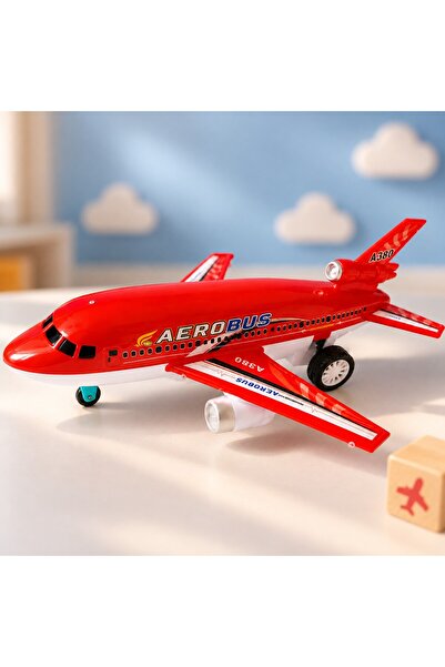 Salamandra Kids Jucarie interactiva Avion R/C A 380 Aerobus cu lumini si tele...