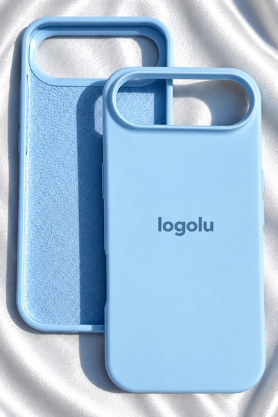 Revasser iPhone 17 Air için Kılıf Lansman Logolu İçi Yumuşak Kadife 17 Air kı...
