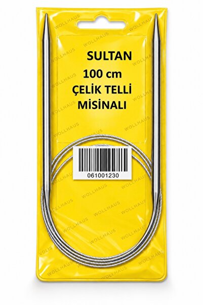 Sultan Ατσάλινο συρμάτινο σχοινί πλεξίματος 100 εκ. (2-2,5-3-3,5-4-4,5-5-5,5-...