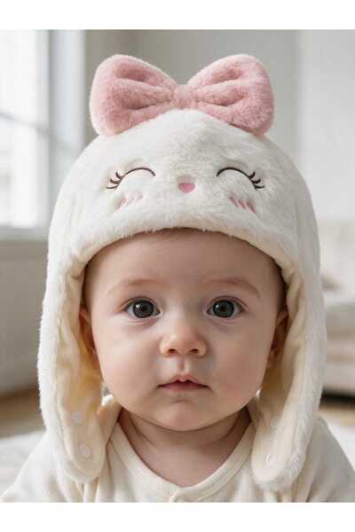 Aware Time 0-12 Months Figured Plush Baby Girl & Child Beanie