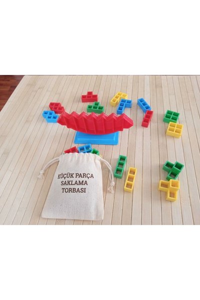 akiloy Tetra Balance / Tetra Kule Denge ve Beceri Oyuncağı Plastik Blok Dizme...
