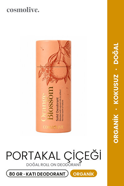 Cosmolive Doğal Roll On | Koltuk Altı Deodorant | Organik | Kokusuz | Portaka...