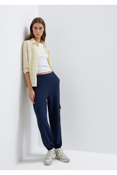 Mavi Navy Blue Cargo Sweatpants 1011176-70497